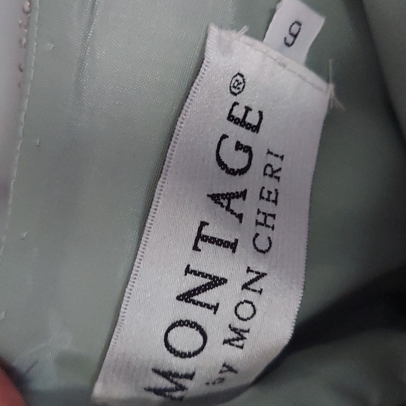 Montage Mon Cheri Beaded Corset Top A-Line Formal Dress With Jacket Size 6 - Picture 2 of 10